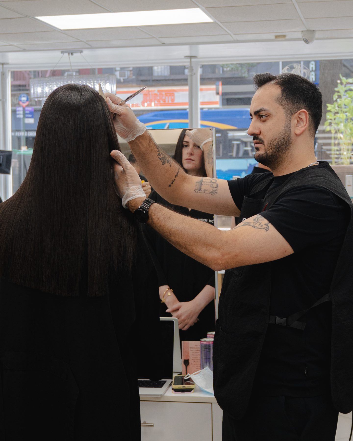 Blowout styling at Salon Icon NYC