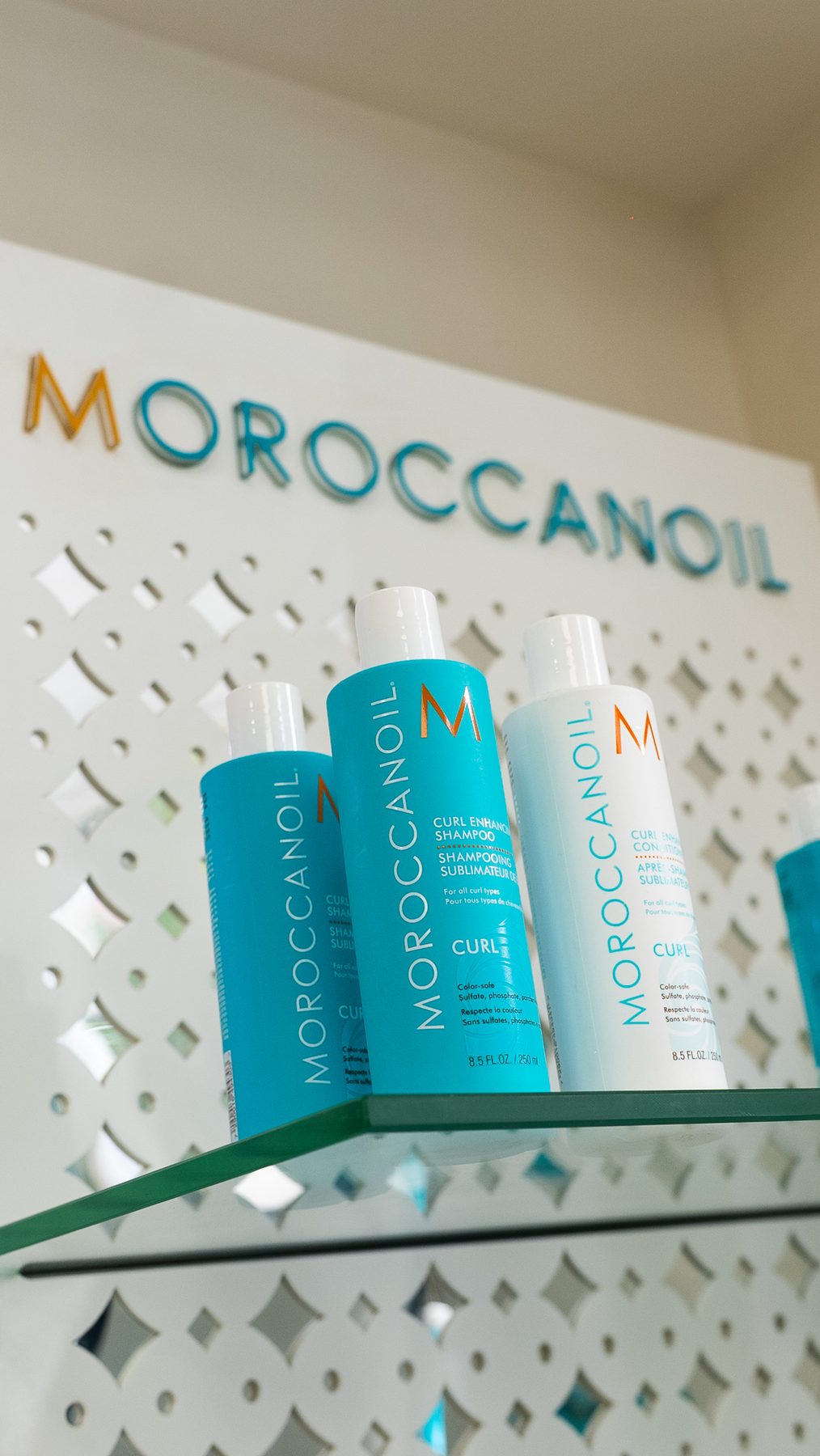 Moroccanoil products used at Salon Icon NYC