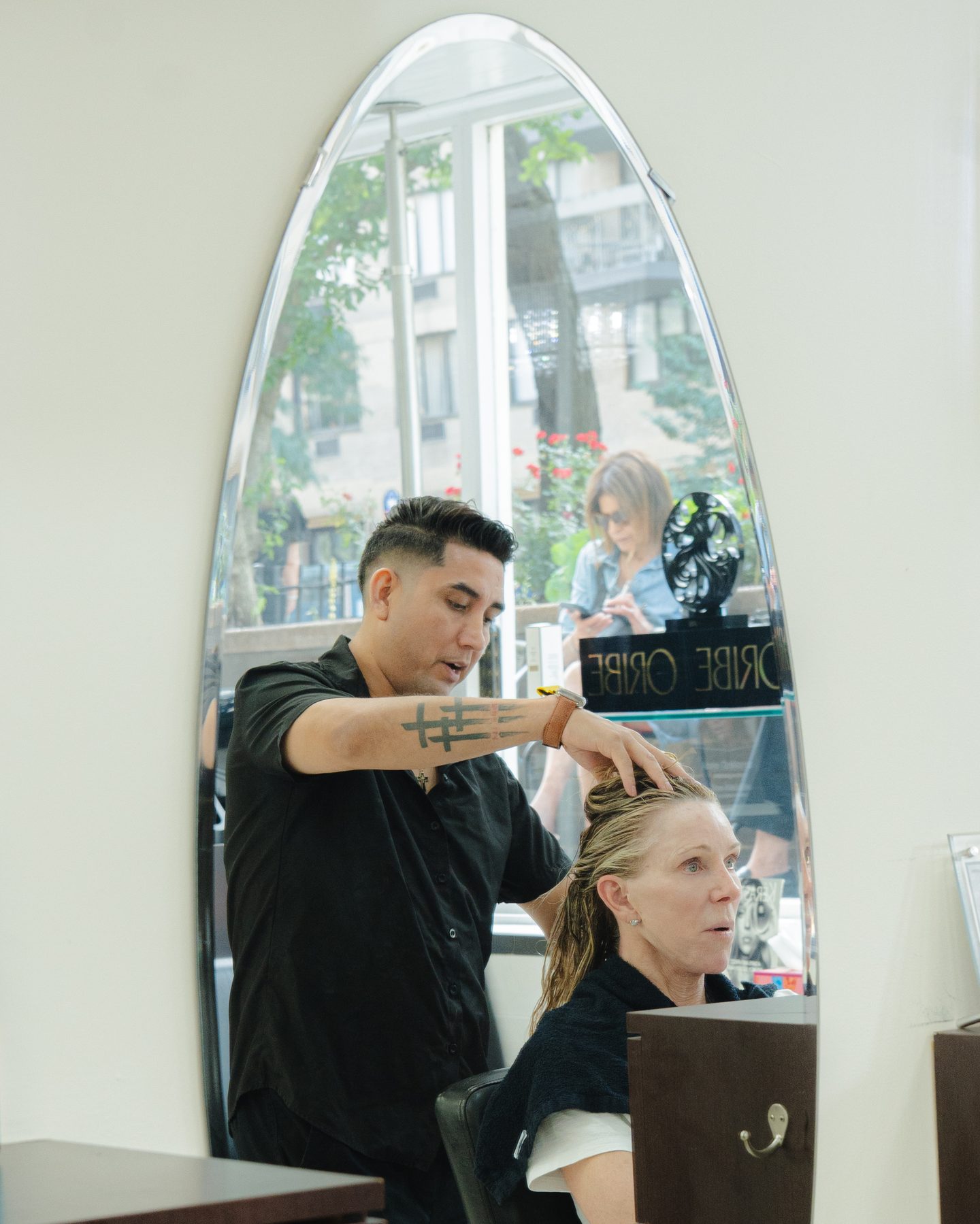 Blowout detail at Salon Icon NYC